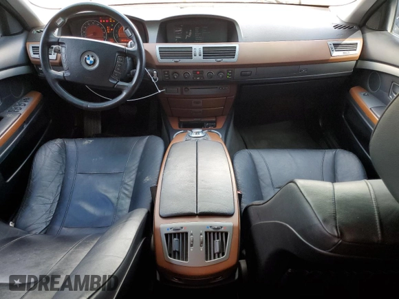 2004 BMW 7 Series with VIN WBAGL63594DP72797, listed as a Copart auction lot 49313695 with 182,785 mi miles and Salvage title. Bid and sale history available at DreamBid. Image 8.
