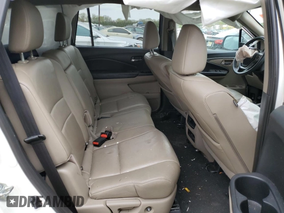 2018 Honda Pilot EX-L with VIN 5FNYF5H59JB031085, listed as a Copart auction lot 53874525 with Not provided miles and Salvage title. Bid and sale history available at DreamBid. Image 11.