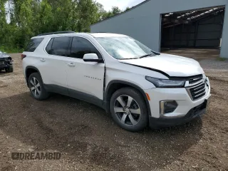 2023 Chevrolet Traverse LT Leather with VIN 1GNEVHKW0PJ222492, listed as a Copart auction lot 63209834 with 22,934 mi miles and Salvage Title. Bid and sale history available at carsss.com. Image 4.