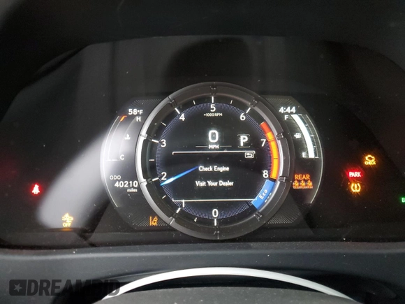 2022 Lexus UX with VIN JTHE3JBH8N2054534, listed as a Copart auction lot 42999155 with 40,210 mi miles and Salvage Title. Bid and sale history available at carsss.com. Image 9.