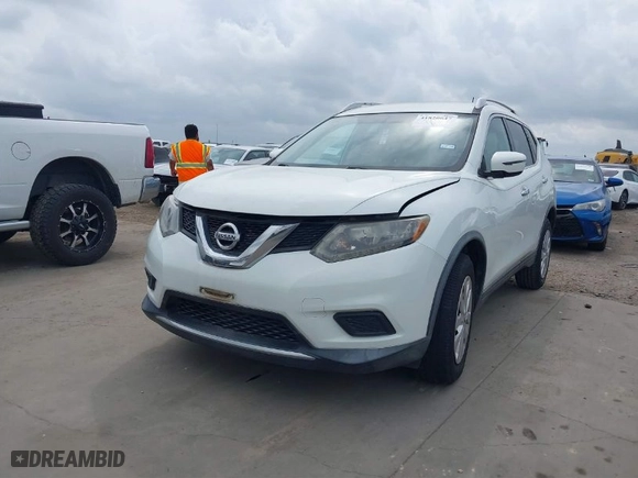 2016 Nissan Rogue SV with VIN KNMAT2MT2GP637436, listed as a IAAI auction lot 41820647 with 140,109 mi miles. Bid and sale history available at carsss.com. Image 2.