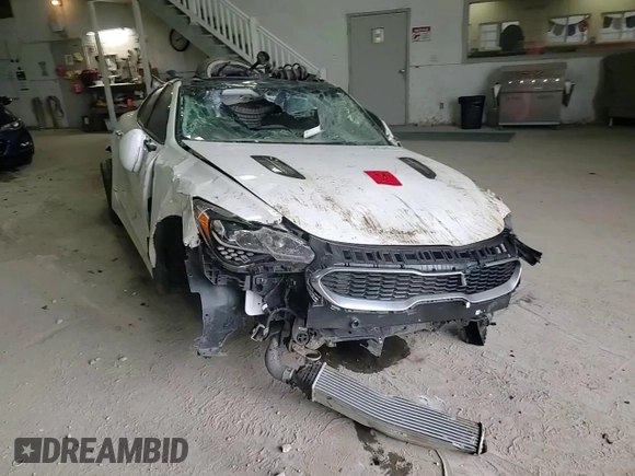 2019 Kia Stinger with VIN KNAE15LA7K6045924, listed as a Copart auction lot 64154474 with Not Provided miles and Non Repairable. Bid and sale history available at DreamBid. Image 11.
