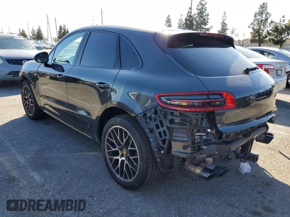 2017 Porsche Macan Turbo with VIN WP1AF2A52HLB62164, listed as a Copart auction lot 44790805 with 41,322 mi miles and Salvage title. Bid and sale history available at DreamBid. Image 2.