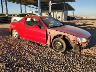 1993 Honda del Sol Si with VIN JHMEH626XPS004119, listed as a Copart auction lot 77598064 with 157,211 mi miles and Salvage Title. Bid and sale history available at carsss.com. Image 4.