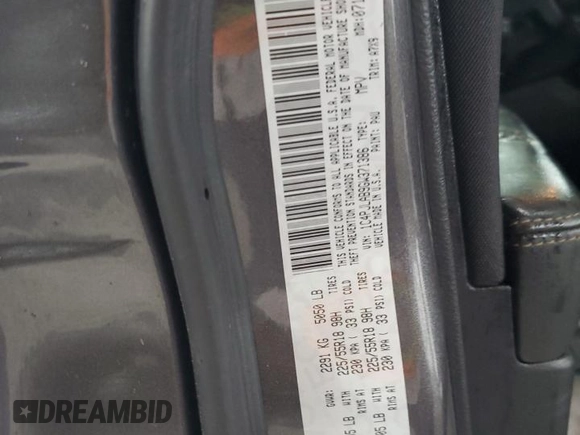 2016 Jeep Cherokee Sport z VIN 1C4PJLAB9GW371386, wystawiony jako Copart lot #57554195 z przebiegiem 158 250 mil mil oraz Szkoda całkowita • Salvage title. Historia ofert i sprzedaży dostępna na DreamBid. Obrazek 12.