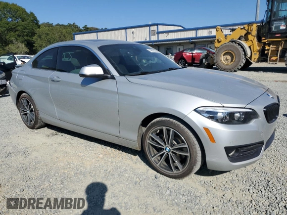 2020 BMW 2 Series 230i with VIN WBA2J1C06L7E79656, listed as a Copart auction lot 74909234 with 50,931 mi miles and Salvage Title. Bid and sale history available at carsss.com. Image 4.