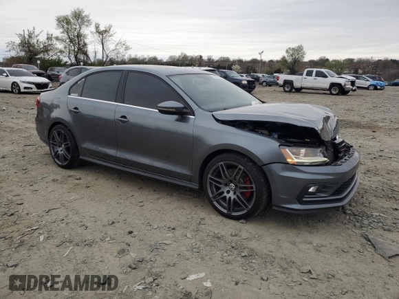 2017 Volkswagen Jetta GLI with VIN 3VW4T7AJ6HM337108, listed as a Copart auction lot 51537905 with 66,823 mi miles and Salvage title. Bid and sale history available at DreamBid. Image 4.