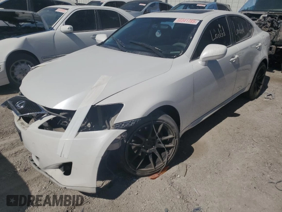 2008 Lexus IS 250 with VIN JTHBK26298508225, listed as a Copart auction lot 60341785 with 257,504 mi miles and Salvage title. Bid and sale history available at DreamBid. Image 1.