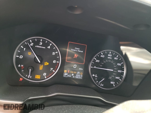 2020 Subaru Outback Touring with VIN 4S4BTAPC2L3193742, listed as a Copart auction lot 59469915 with 41,963 mi miles and Salvage title. Bid and sale history available at DreamBid. Image 9.