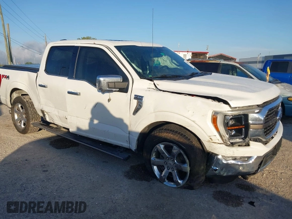 2021 Ford F-150 XL with VIN 1FTFW1E89MFB34411, listed as a IAAI auction lot 41832911 with 70,702 mi miles. Bid and sale history available at carsss.com. Image 1.