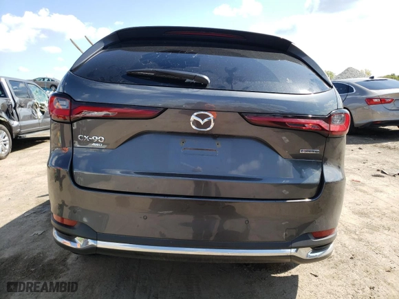 2024 Mazda CX-90 3.3 Turbo Premium with VIN JM3KKDHD6R1178334, listed as a Copart auction lot 73065814 with 3,484 mi miles and Salvage Title. Bid and sale history available at carsss.com. Image 6.