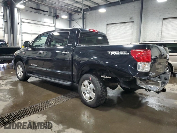 2013 Toyota Tundra Limited with VIN 5TFHW5F17DX284934, listed as a Copart auction lot 57240565 with 180,612 mi miles and Salvage title. Bid and sale history available at DreamBid. Image 2.
