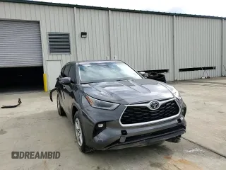 2021 Toyota Highlander L with VIN 5TDCZRAH4MS534715, listed as a Copart auction lot 56737705 with 53,541 mi miles and Salvage title. Bid and sale history available at DreamBid. Image 14.