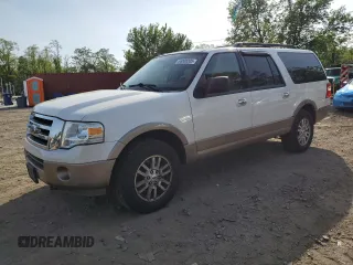 2012 Ford Expedition Max King Ranch with VIN 1FMJK1J54CEF14466, listed as a Copart auction lot 55008205 with 221,426 mi miles and Clean title. Bid and sale history available at DreamBid. Image 1.
