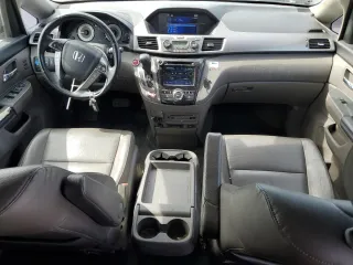 2015 Honda Odyssey Touring Elite with VIN 5FNRL5H90FB114508, listed as a Copart auction lot 51290945 with 112,330 mi miles and Salvage Title. Bid and sale history available at carsss.com. Image 8.