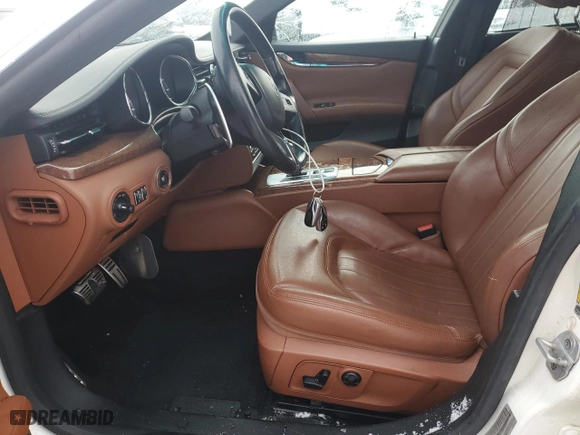 2016 Maserati Quattroporte S Q4 with VIN ZAM56RRA9G1188571, listed as a Copart auction lot 82316844 with 0 mi miles and Clean Title. Bid and sale history available at carsss.com. Image 7.