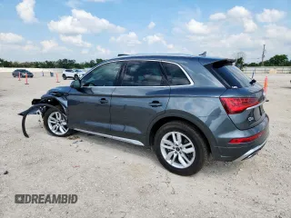 2024 Audi Q5 S line Premium with VIN WA1GAAFY6R2030890, listed as a Copart auction lot 59432555 with 33,671 mi miles and Salvage title. Bid and sale history available at DreamBid. Image 2.