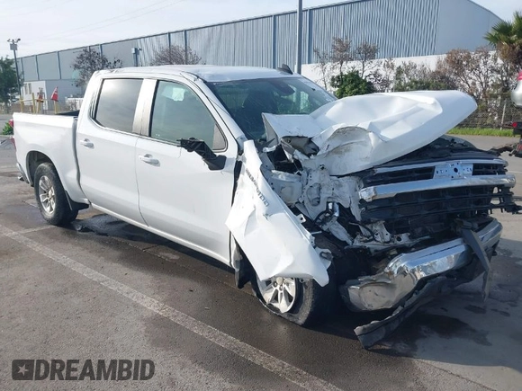 2022 Chevrolet Silverado 1500 LT with VIN 1GCPDDEK5NZ503949, listed as a IAAI auction lot 41676189 with 58,496 mi miles and . Bid and sale history available at DreamBid. Image 1.