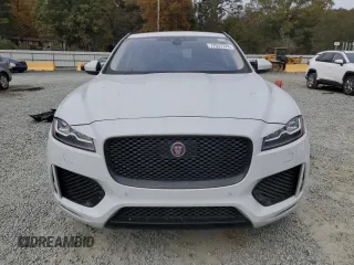 2020 Jaguar F-Pace 25t Checkered Flag Edition with VIN SADCP2FX5LA618619, listed as a Copart auction lot 77537374 with 42,051 mi miles and Salvage title. Bid and sale history available at DreamBid. Image 5.