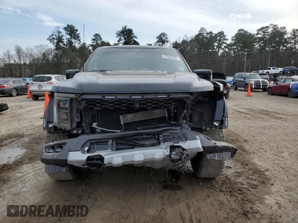 2021 Ford F-150 Raptor with VIN 1FTFW1RG9MFC19427, listed as a Copart auction lot 47066265 with 35,943 mi miles and Salvage Title. Bid and sale history available at carsss.com. Image 5.