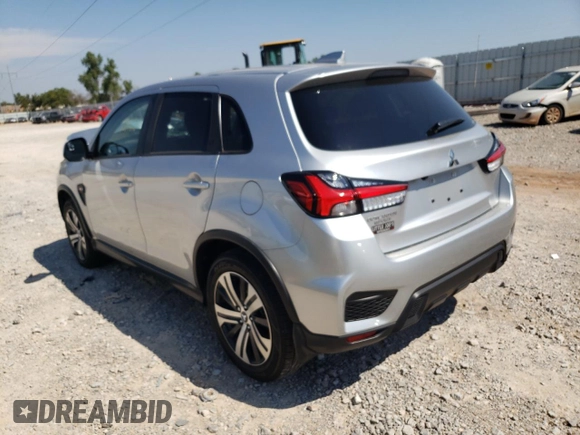 2022 Mitsubishi Outlander Sport ES with VIN JA4ARUAU8NU013527, listed as a Copart auction lot 59318842 with 19,893 mi miles. Bid and sale history available at carsss.com. Image 3.