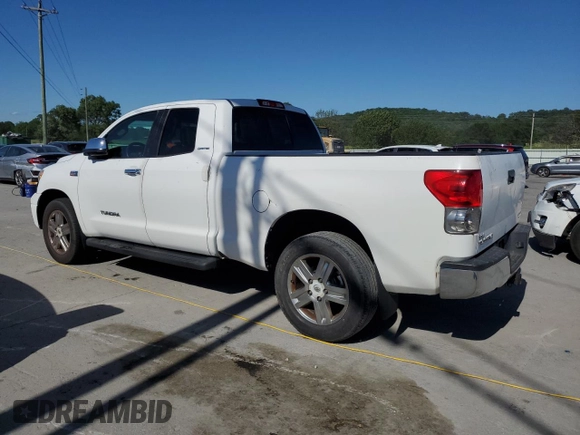 2007 Toyota Tundra Limited с VIN 5TFBV58167X010909, выставлен на аукционе Copart как лот 58044895 с пробегом 205 972 миль миль и Чистый • Clean title. История ставок и продаж доступна на DreamBid. Изображение 2.
