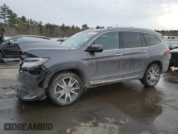 2022 Honda Pilot Touring 7-Passenger with VIN 5FNYF6H64NB014327, listed as a Copart auction lot 45166475 with 66,779 mi miles and Salvage Title. Bid and sale history available at carsss.com. Image 1.