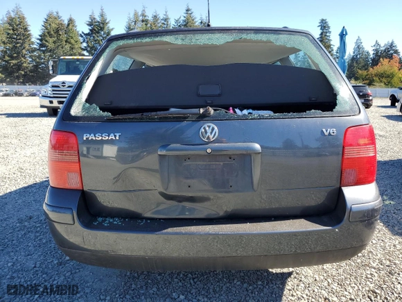 2001 Volkswagen Passat GLS with VIN WVWHH63B01E033953, listed as a Copart auction lot 74086794 with 135,066 mi miles and Salvage Title. Bid and sale history available at carsss.com. Image 6.