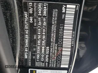 2013 Mercedes-Benz GLK with VIN WDCGG5HB1DG108941, listed as a Copart auction lot 54393355 with 208,142 mi miles and Clean Title. Bid and sale history available at carsss.com. Image 13.