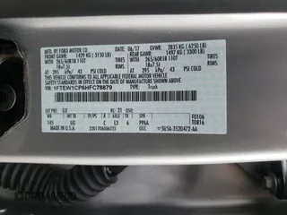 2017 Ford F-150 XL с VIN 1FTEW1CP6HFC78879, выставлен на аукционе Copart как лот 58941345 с пробегом 162 816 миль миль и Списание • Salvage title. История ставок и продаж доступна на DreamBid. Изображение 12.