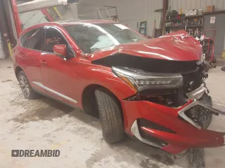 2019 Acura RDX w/Technology Pkg with VIN 5J8TC2H59KL016605, listed as a IAAI auction lot 41567145 with 69,528 mi miles. Bid and sale history available at carsss.com. Image 1.