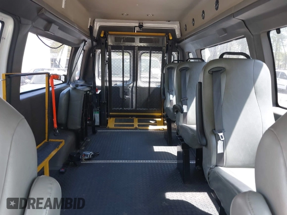 2014 Ford Econoline Cargo Commercial with VIN 1FTNS2EW6EDA93261, listed as a IAAI auction lot 42028251 with 222,205 mi miles and . Bid and sale history available at DreamBid. Image 8.