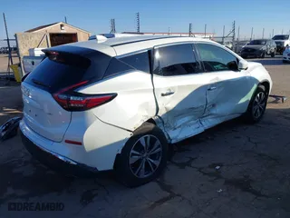 2021 Nissan Murano S with VIN 5N1AZ2AS0MC135856, listed as a IAAI auction lot 41006416 with 49,804 mi miles. Bid and sale history available at carsss.com. Image 4.