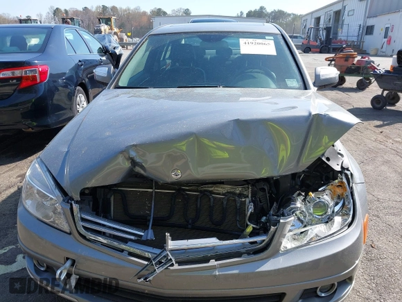 2009 Mercedes-Benz C 300 Sport with VIN WDDGF54X19F213220, listed as a IAAI auction lot 41920065 with 81,597 mi miles and . Bid and sale history available at DreamBid. Image 12.