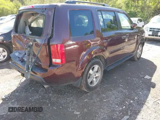2009 Honda Pilot EX with VIN 5FNYF48429B011466, listed as a IAAI auction lot 41984812 with 162,664 mi miles. Bid and sale history available at carsss.com. Image 4.