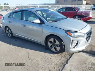 2020 Hyundai Ioniq Limited with VIN KMHC05LC5LU235549, listed as a IAAI auction lot 41544821 with 107,471 mi miles and . Bid and sale history available at DreamBid. Image 1.