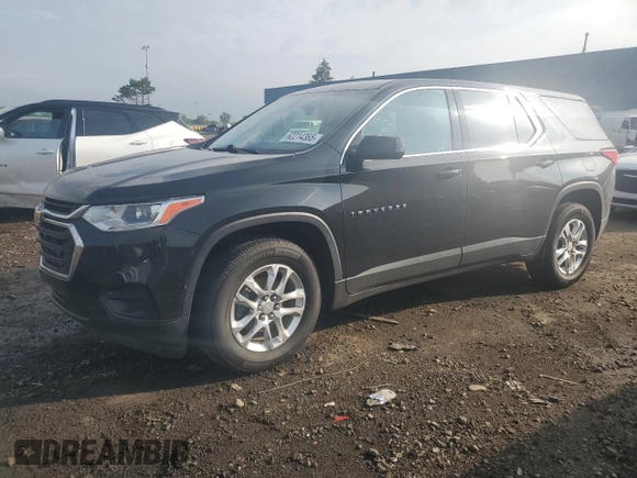 2018 Chevrolet Traverse LS with VIN 1GNERFKW3JJ127327, listed as a Copart auction lot 62214365 with 47,723 mi miles and Clean title. Bid and sale history available at DreamBid. Image 1.