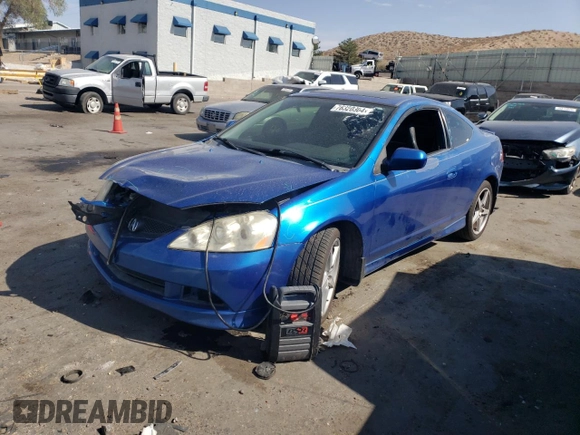 2006 Acura RSX Type-S Leather with VIN JH4DC53056S013114, listed as a Copart auction lot 76320304 with 176,736 mi miles and Salvage Title. Bid and sale history available at carsss.com. Image 1.