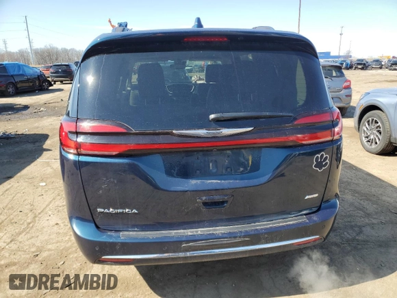 2021 Chrysler Pacifica Touring L with VIN 2C4RC3BG6MR591750, listed as a Copart auction lot 50486005 with 16,834 mi miles and Clean title. Bid and sale history available at DreamBid. Image 6.