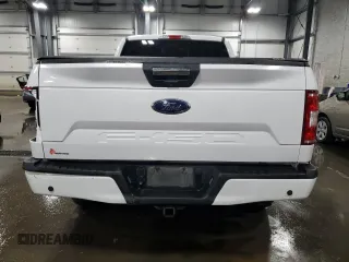 2020 Ford F-150 XL with VIN 1FTFW1E50LKE75868, listed as a Copart auction lot 58371005 with 55,112 mi miles and Salvage title. Bid and sale history available at DreamBid. Image 6.