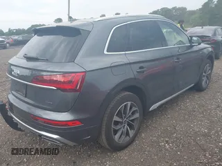 2023 Audi Q5 S line Premium Plus with VIN WA1EAAFY8P2008054, listed as a IAAI auction lot 42678217 with 20,363 mi miles and . Bid and sale history available at DreamBid. Image 4.