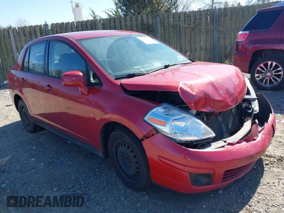 2009 Nissan Versa S with VIN 3N1BC11E39L406700, listed as a IAAI auction lot 41854737 with 186,937 mi miles and . Bid and sale history available at DreamBid. Image 1.