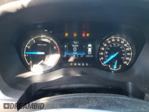 2021 Ford Ranger XL with VIN 1FTER1FH0MLD80962, listed as a Copart auction lot 53288895 with 36,562 mi miles and Salvage title. Bid and sale history available at DreamBid. Image 9.