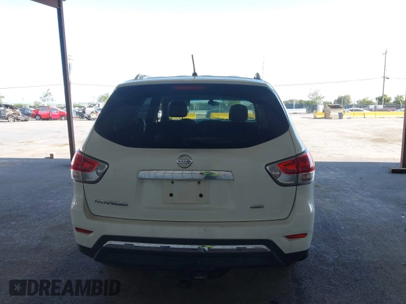 2016 Nissan Pathfinder S with VIN 5N1AR2MMXGC641602, listed as a IAAI auction lot 42174567 with 132,840 mi miles and . Bid and sale history available at DreamBid. Image 17.