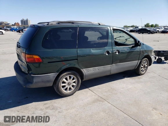 2000 Toyota Sienna LE with VIN 4T3ZF13C2YU193910, listed as a Copart auction lot 56395564 with 228,638 mi miles and Salvage Title. Bid and sale history available at carsss.com. Image 3.
