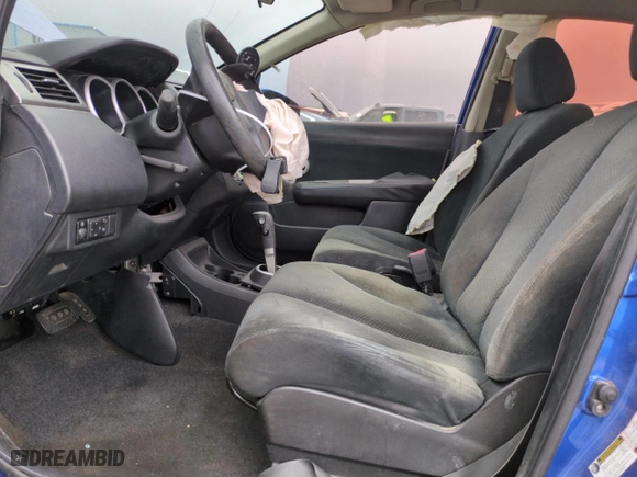 2010 Nissan Versa 1.8 S with VIN 3N1BC1CP2AL455096, listed as a Copart auction lot 49066795 with 92,555 mi miles and Non Repairable. Bid and sale history available at carsss.com. Image 7.