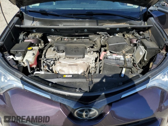 2018 Toyota RAV4 XLE with VIN 2T3RFREVXJW851654, listed as a Copart auction lot 48961055 with 166,664 mi miles and Salvage Title. Bid and sale history available at DreamBid. Image 12.