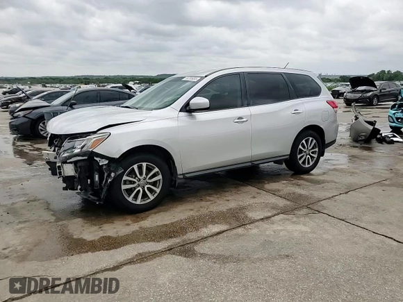 2014 Nissan Pathfinder S z VIN 5N1AR2MN0EC723778, wystawiony jako Copart lot #54785095 z przebiegiem 138 506 mil mil oraz Szkoda całkowita • Salvage title. Historia ofert i sprzedaży dostępna na DreamBid. Obrazek 15.