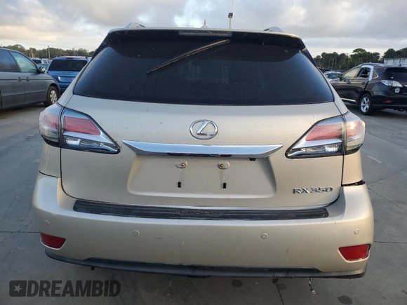 2013 Lexus RX 350 with VIN 2T2BK1BA2DC179132, listed as a Copart auction lot 74799334 with 0 mi miles and Salvage Title. Bid and sale history available at carsss.com. Image 6.