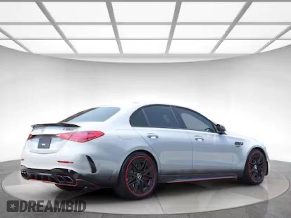 2024 Mercedes-Benz C 63 S AMG E Performance with VIN W1KAF8AB5RR177XXX, listed as a Copart auction lot 64877875 with 12,623 mi miles and Clean title. Bid and sale history available at DreamBid. Image 3.